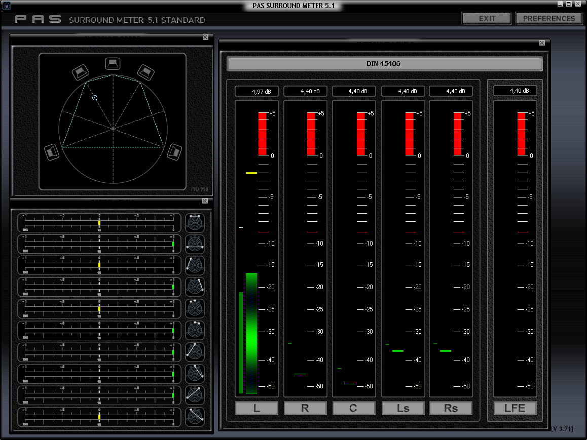 Screenshot for Surround Meter 5.1 3.71